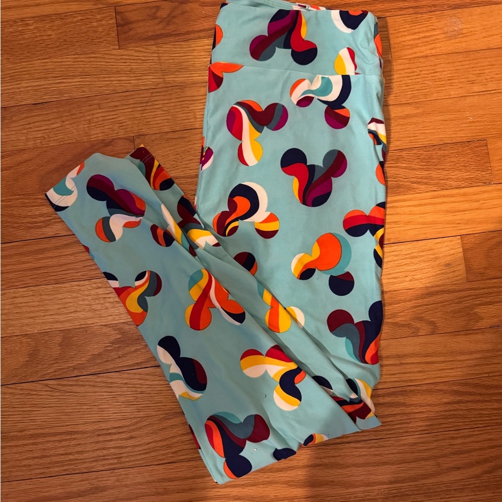 LuLaRoe Disney Leggings TC2 Mickey leggings NEVER WORN